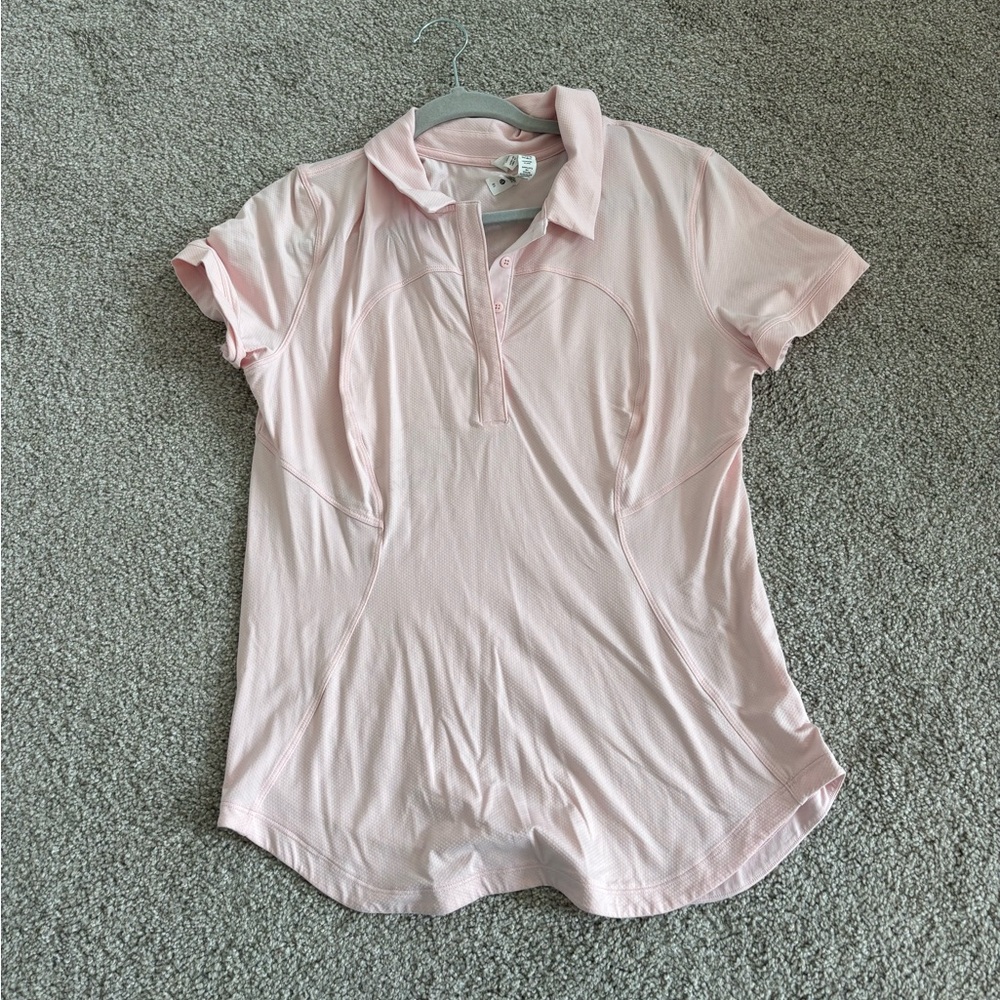 Women’s Lululemon polo.